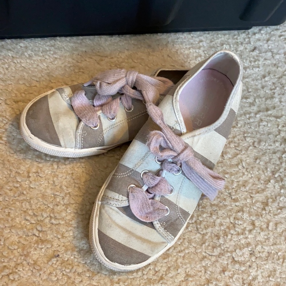 SPERRYS - GRAY AND PURPLE